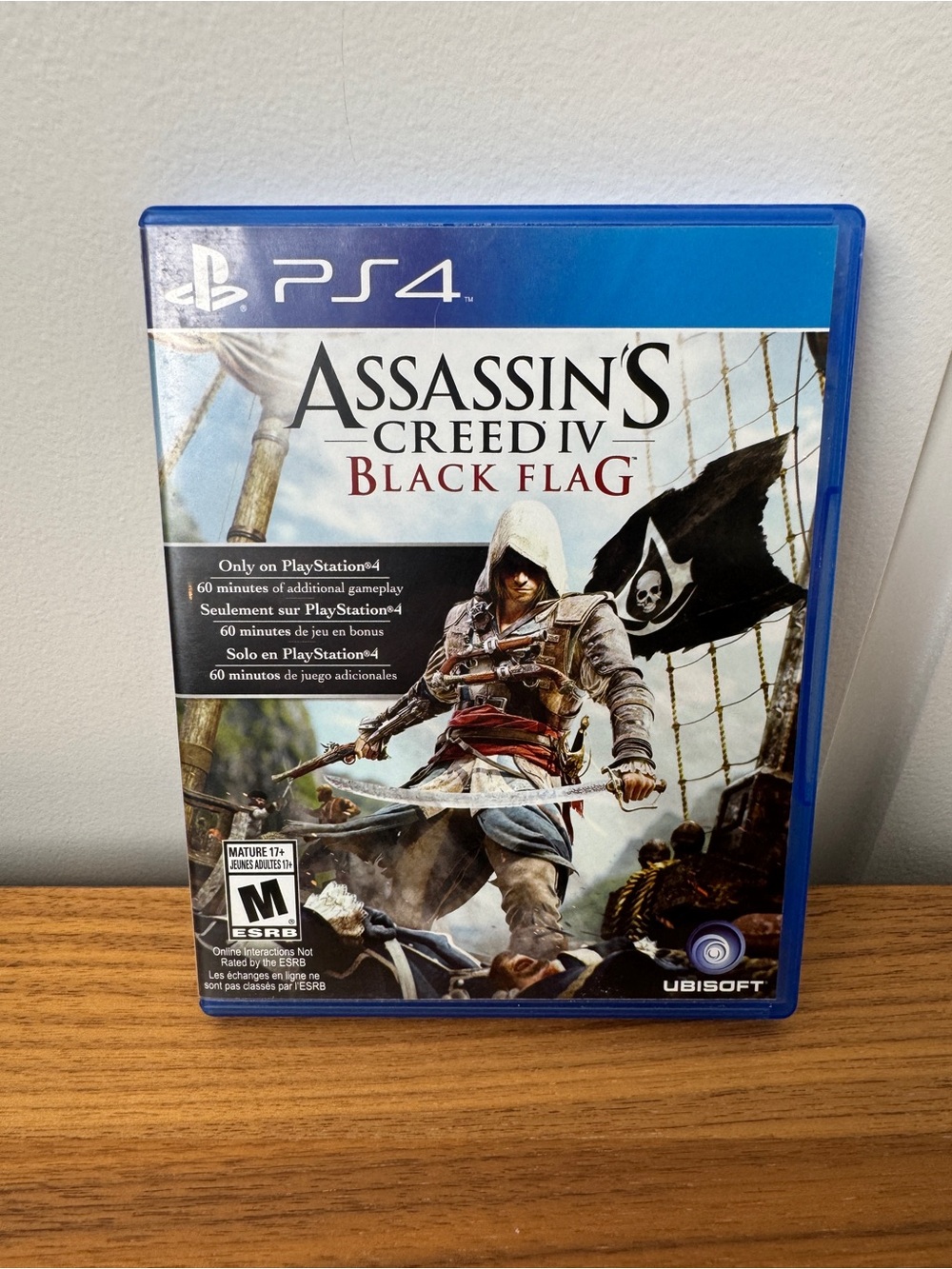 Assassin's Creed IV: Black Flag PS4 Game - - Blue Case